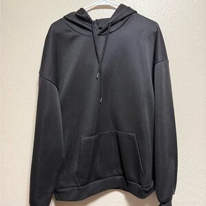 Black Hoodie with Front Pocket